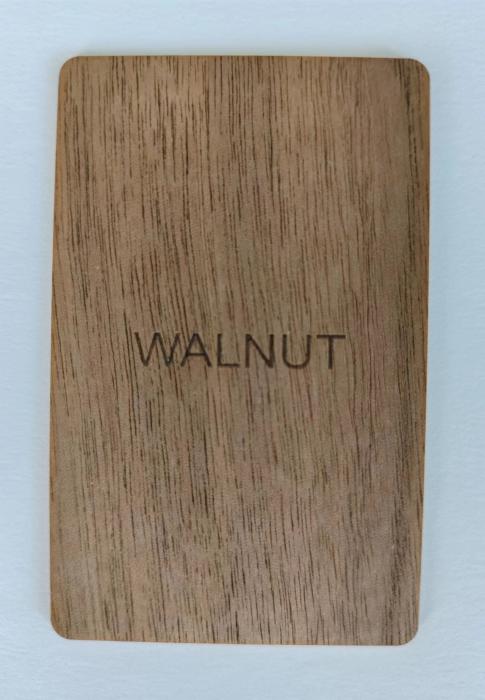 Walnut Card