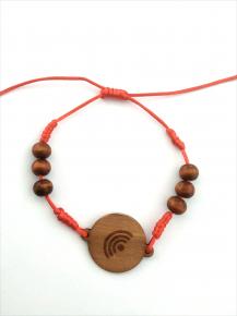 RFID Handcrafted Wooden Wristband Rope bracelet